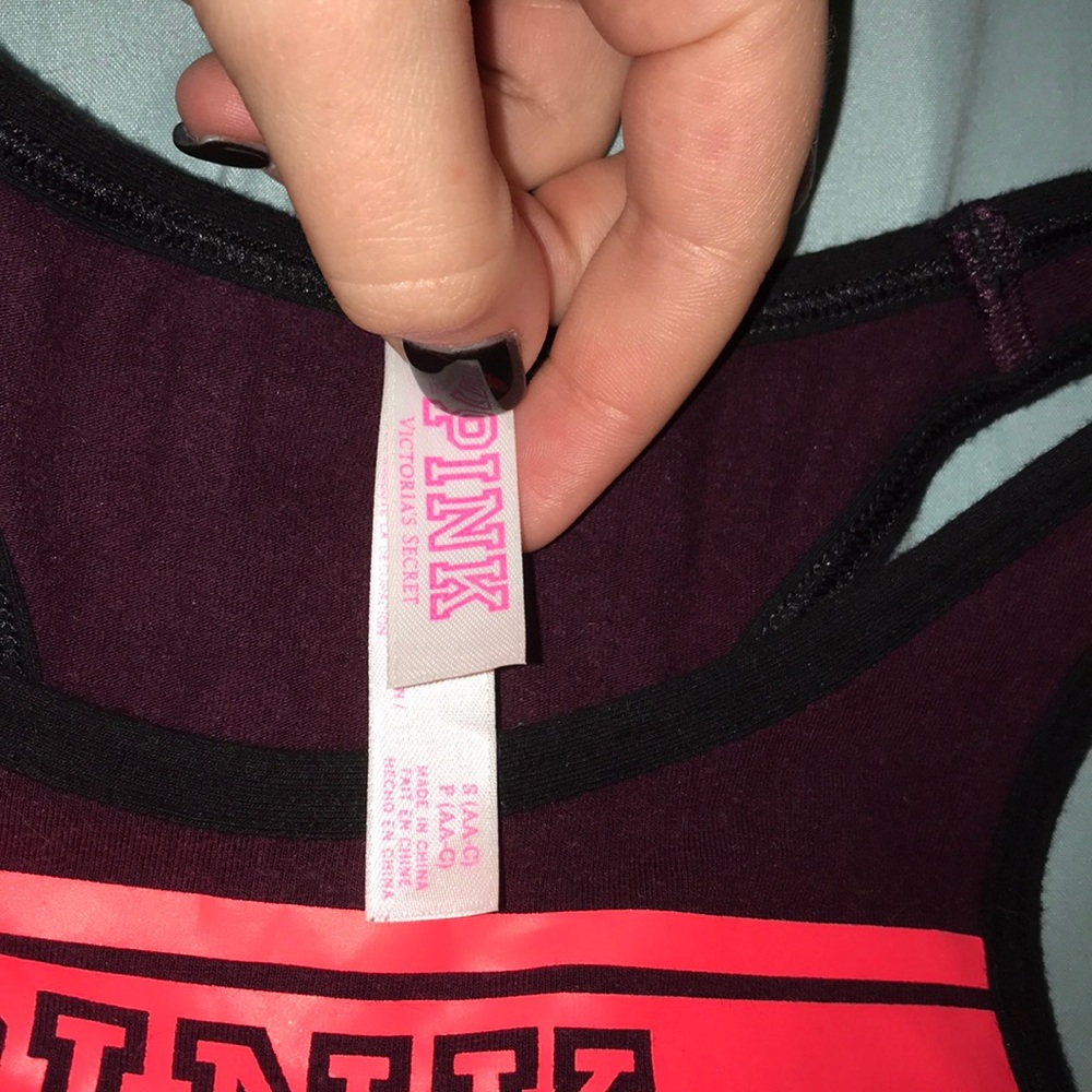 Pink sports bra - Picture 3 of 4